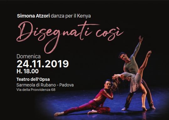 Simona Atzori a Padova danza per il Kenya